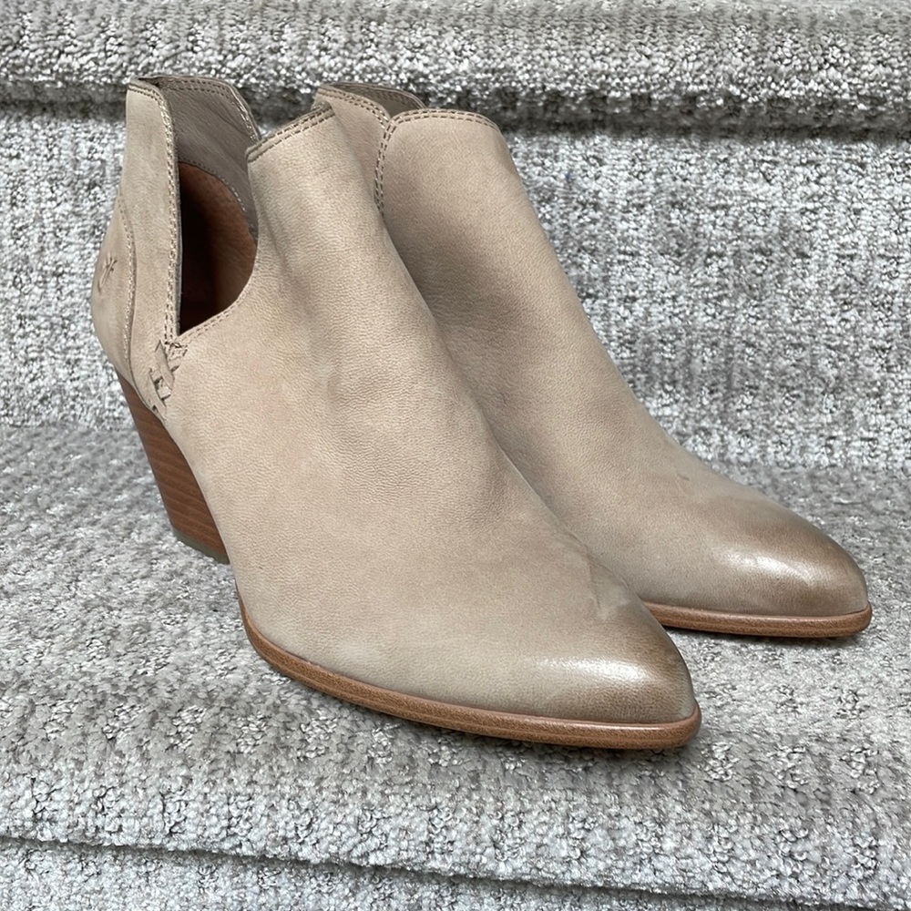 Nude Frye Booties